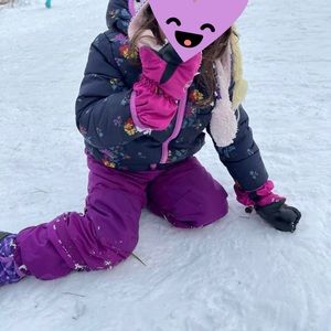 Columbia 4T Girls snow / ski pants purple